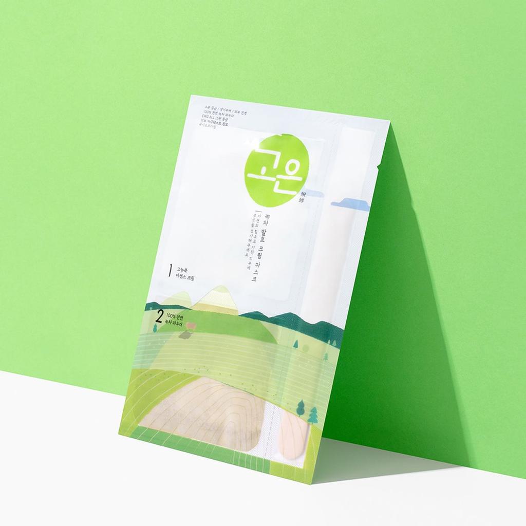 Goeun Green Tea Fermented Moisturizing Skin Soothing Cream Wash-Off Mask