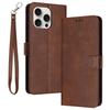 For iPhone 16 Pro Case 3 Card Holder Flip Folio PU Leather Phone Cover