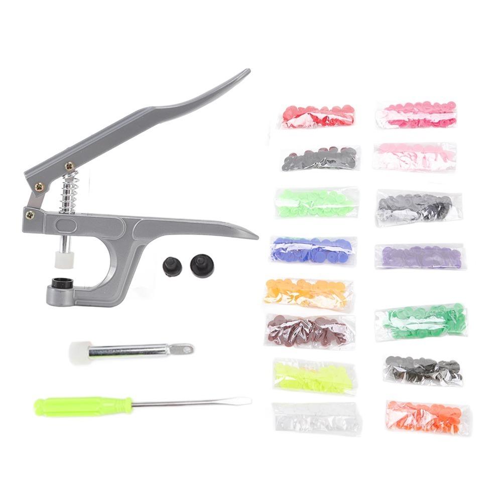 Stainless Steel, Plastic T3 T5 T8 Snap Install Tool DIY fabric craft snap setting A set