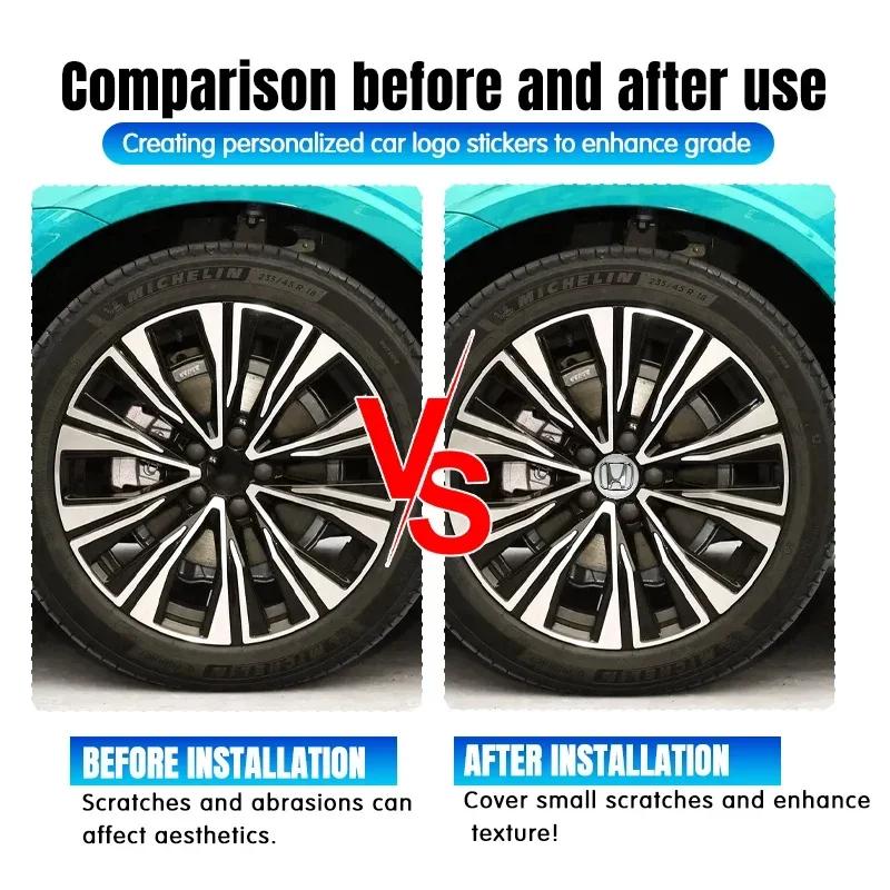 4pcs/set Car Styling Wheel Center Cap Hub Covers Badge Accessories For Honda Civic Fit Jazz Accord Pilot CRV Passport City XRV