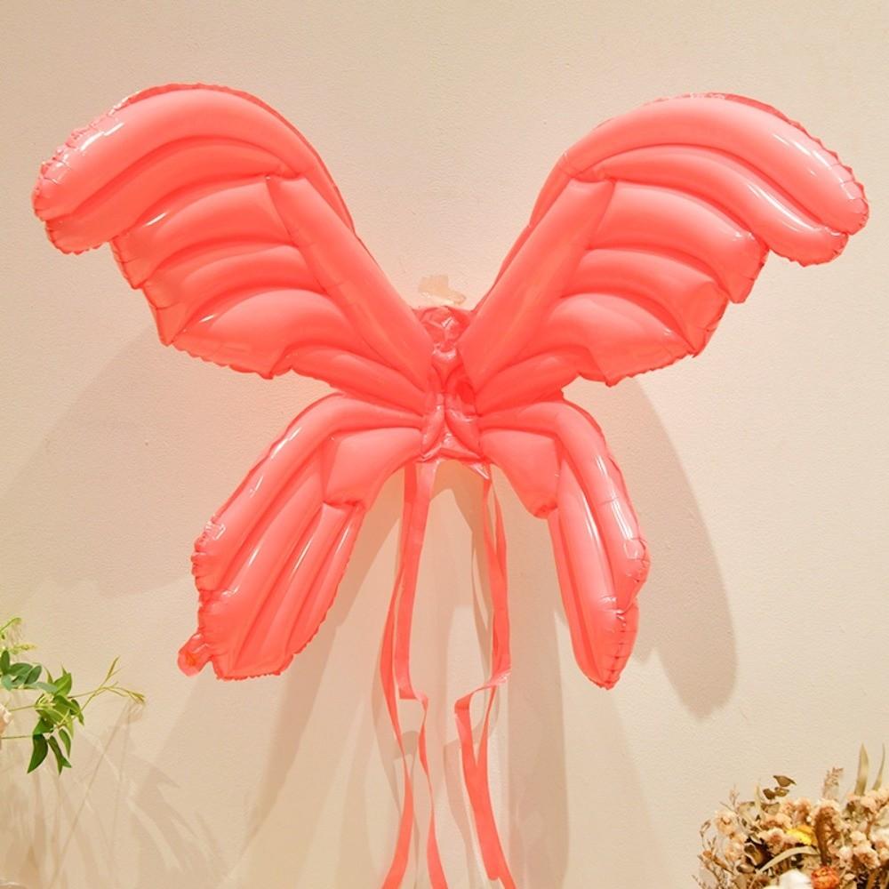 Party Balloon Inflatable Angel Wing Balloon Colorful Fairy Wing Balloon Back Hanging Balloon DIY Decor