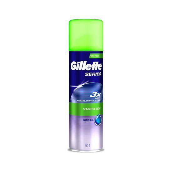 Gillette Series Gel 195g (Choose 1 of 2 Types) (Moisturizing/Sensitive Skin)