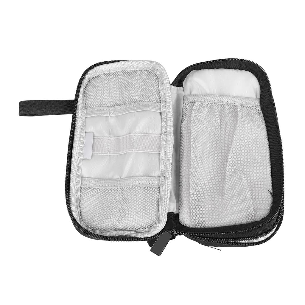 Digitale Zubehör Aufbewahrungstasche Schwarz mit Kopfhörertasche Smartes Mobiltelefon Geräte Zubehör