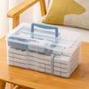 Large Mahjong Storage Case 11.4x6.3x5.7inch with Locking Lid Multipurpose Portable for Tile