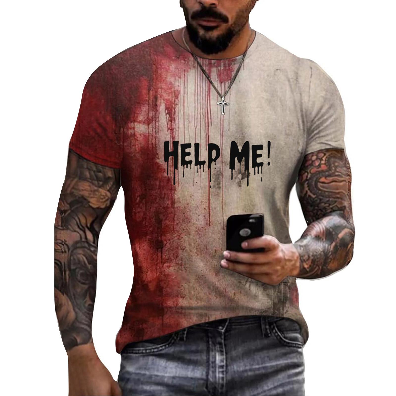 

Унисекс Летняя футболка с принтом Унисекс Свободный повседневный топ с короткими рукавами M