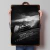 Rally Car Motivation Printed Poster Customized Wall Art Retro Vintage Metal Tin Signs for Home Decoration Bedroom Decorations
