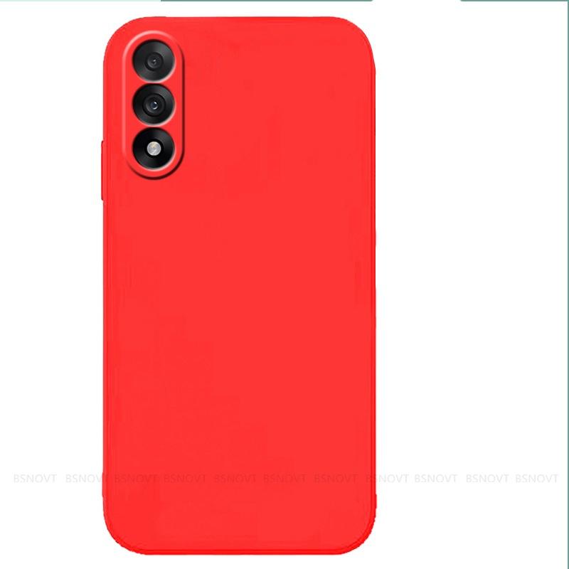 

For Oneplus Nord 5 Case Cover Oneplus Nord 5 Capas Shockproof Original Bumper Liquid Silicone Fundas Oneplus Nord 5 Soft Cover красный