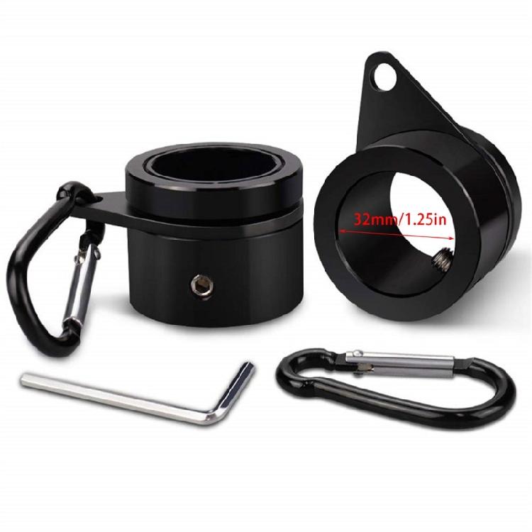 1pair/2pairs Flag Mounting Rings Prevents Tangling Flagpoles Rotating Rings