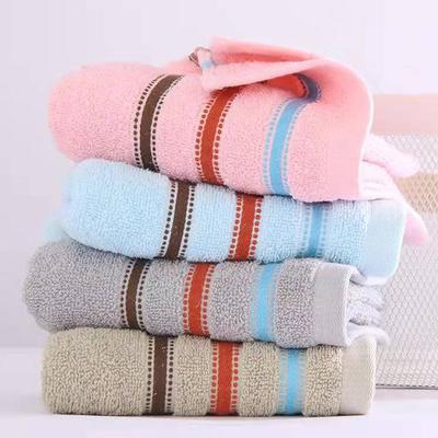 Thickened Cotton Towel With Strong Water Absorption Universal Towel For Adults And Children Solid ColorSkin Friendly Towel