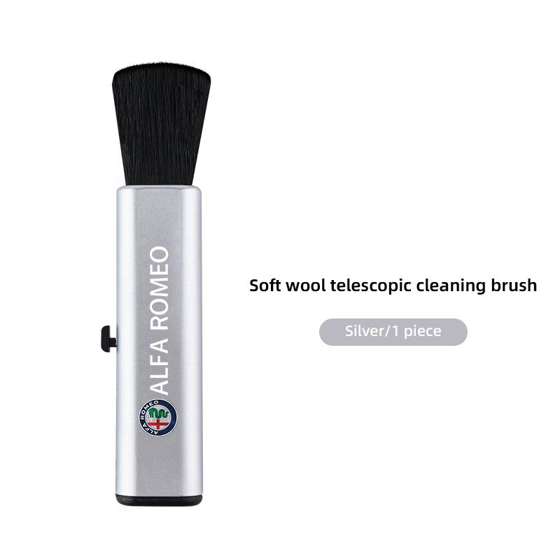 

2026 Hot Sticker Car Interior Cleaning Soft Brush Tool Dust Remover For Alfa Romeo GT 147 159 166 156 Giulietta 4C Giulia Tonale
