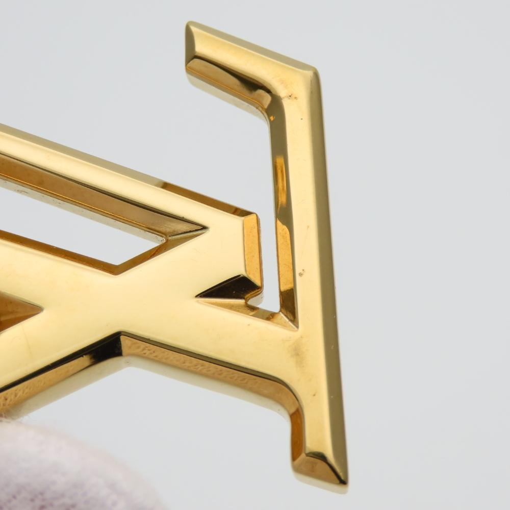 Chaveiro LOUIS VUITTON usado Portocre LV facets M65216 metal banhado a ouro