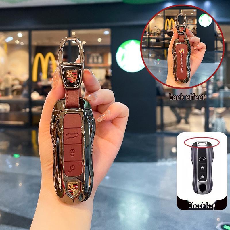 Vlastní kryt klíče pro dálkové ovladače Porsche Panamera, Macan, Cayenne, Taycan a 718