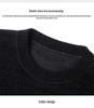 Men's Plus Velvet Thickened Chenille Sweater: Warm Winter Knitwear for Middle-Aged and Elderly Dads
