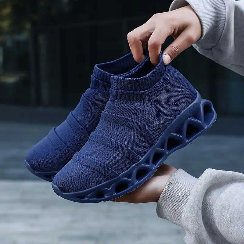 Fashion Angle Lace-free Moccasin Shoes Woman Vulcanize Blue Sneakers Women Lady Boot Sports 2025new Best Selling Snaeker