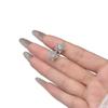 Flash diamond simple star no ear hole ear bone clip niche design fashionable earclip earrings light luxury high-end earrings women