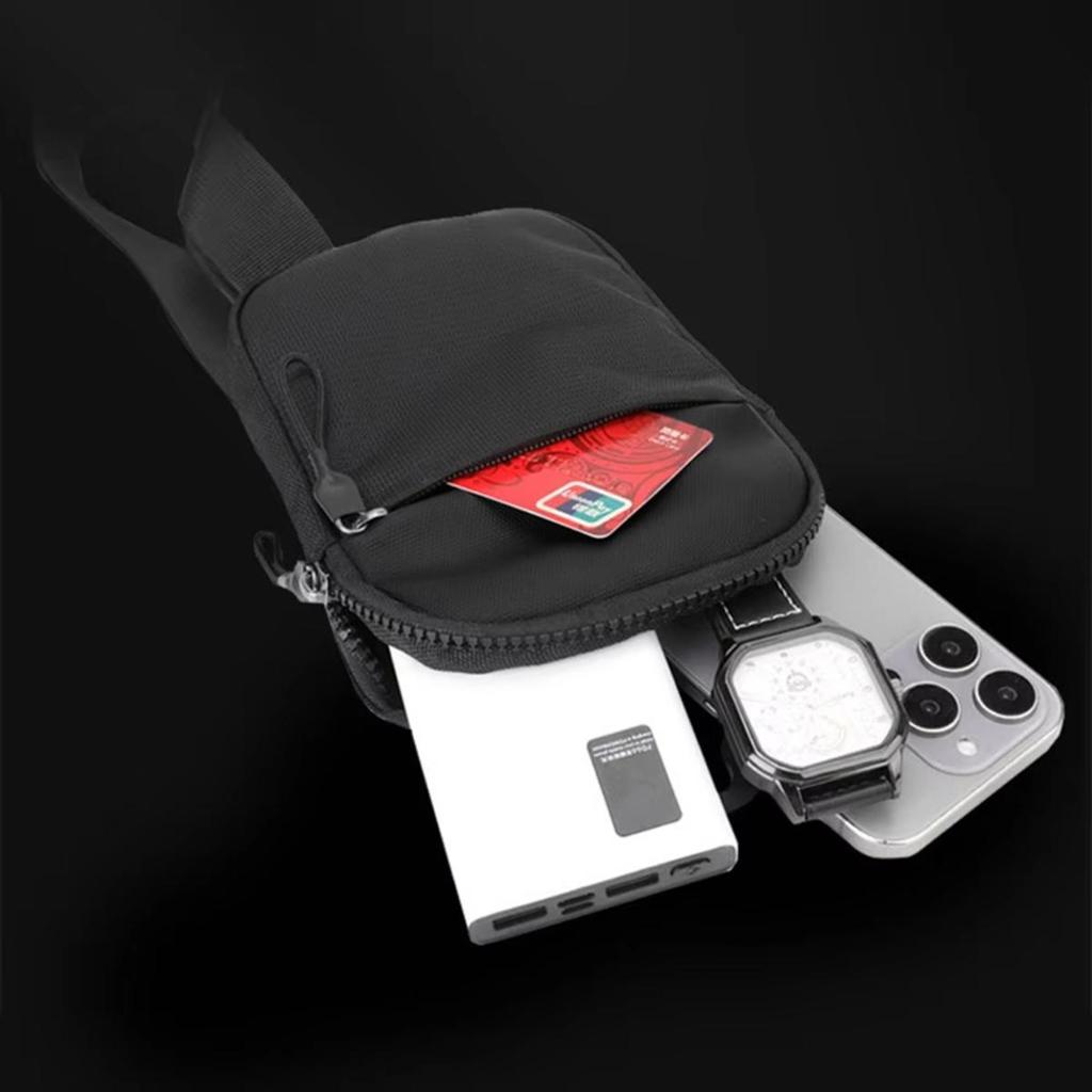 Multi-functional Waist Pouch Chest Pouch Outdoor Travel Bag for Men Women Casual Crossbody Small Sling Backpack Sling Bags