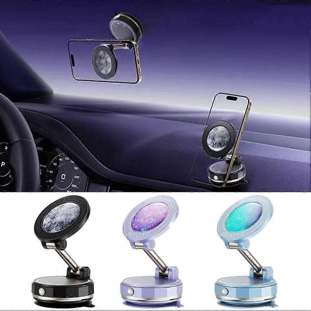 Vacuum Magnetic Suction Cup Phone Holder Car Mount Bracket For Iphone Samsung