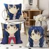 1pc Megumi Tadokoro Anime Characters Pillow Case Fashion Square Pillowcase Bedroom Sofa Room Ins Decoration Leisure