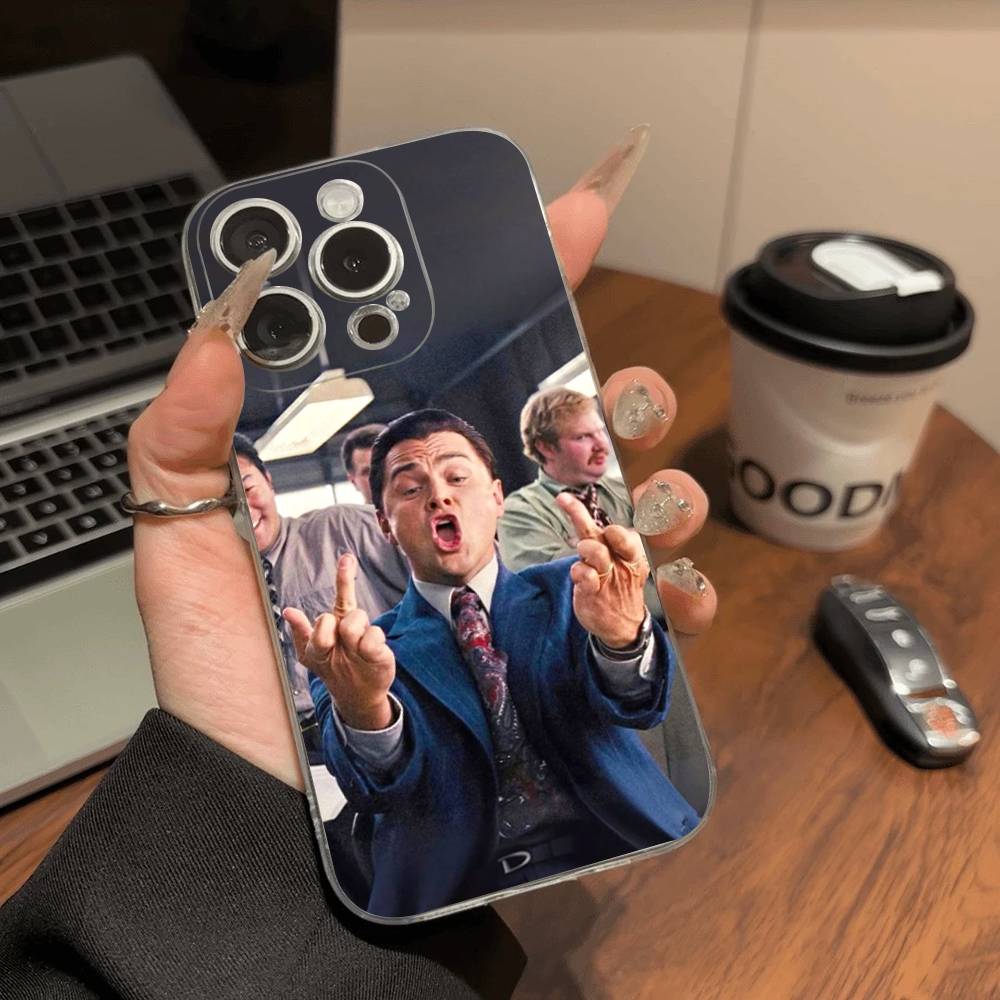 TV The W-Wolf Of W-Wall S-Street For IPhone 17 16 15 14 13 12 11 Pro Max Plus Phone Case High End Silicone