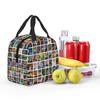 Complete Works Of Stephen King Insulated Lunch Bag for Women Children Leakproof Food Boxes Thermal Lunch Box Tote