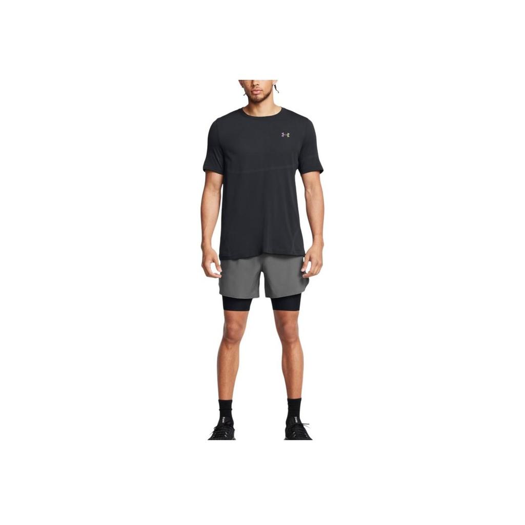 Under Armour Vanish Elite 2 In 1 Breathable Fashion Versatile Casual Shorts Men Shorts Castle-Rock 1378604-027