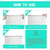 2 Inch Valance Clips for Levolor Blinds - Replacement Plastic Hidden Window Clips for Horizontal Blinds Parts - 12Pcs