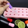 5/10PCS Random Color 5ml Silicone Pipette School Lab Experiment Supplies Dropper Feeding Medicine Liquid Eye Ear Pipette Dropper