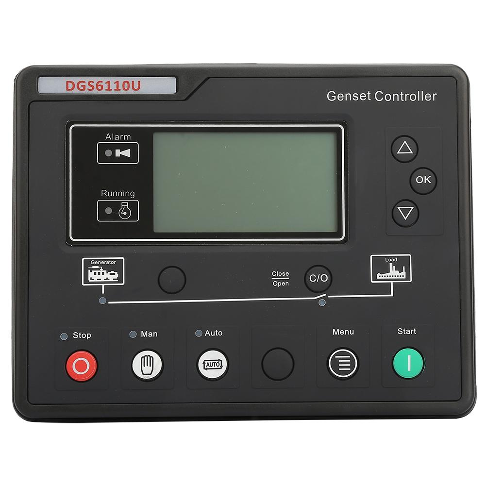DGS6110U Electronic Generator Controller Module Control Panel LCD Display