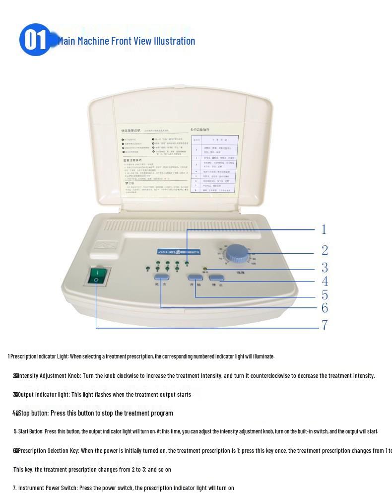 Quanri Kang J18A1 Medium Frequency Pulse Electrotherapy Physiotherapy Massage Device