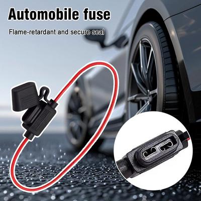 Automobile Fuse Holder 12V 32V Mini Small Medium Auto Secure Fuse Car 12AWG Accessories Fuse 27cm Seal Holder A9S4