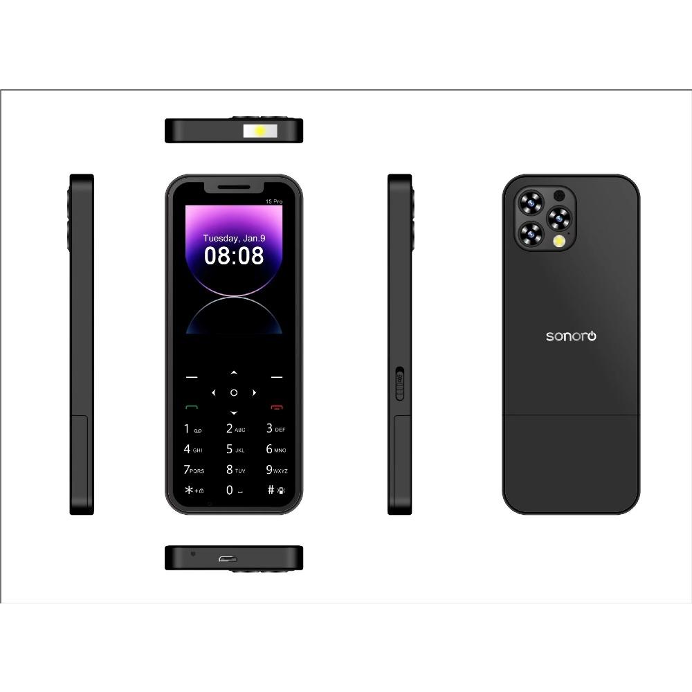 

A14 15proGSM4 Card Function Machine Hot-selling Elderly Machine Student Spare Machine чёрный