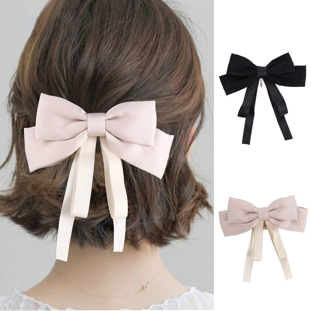 Tassel Bow Hair Hook For Girls Women Hair Clips Korean Barrettes Hairpins Ponytail Holder Buckle