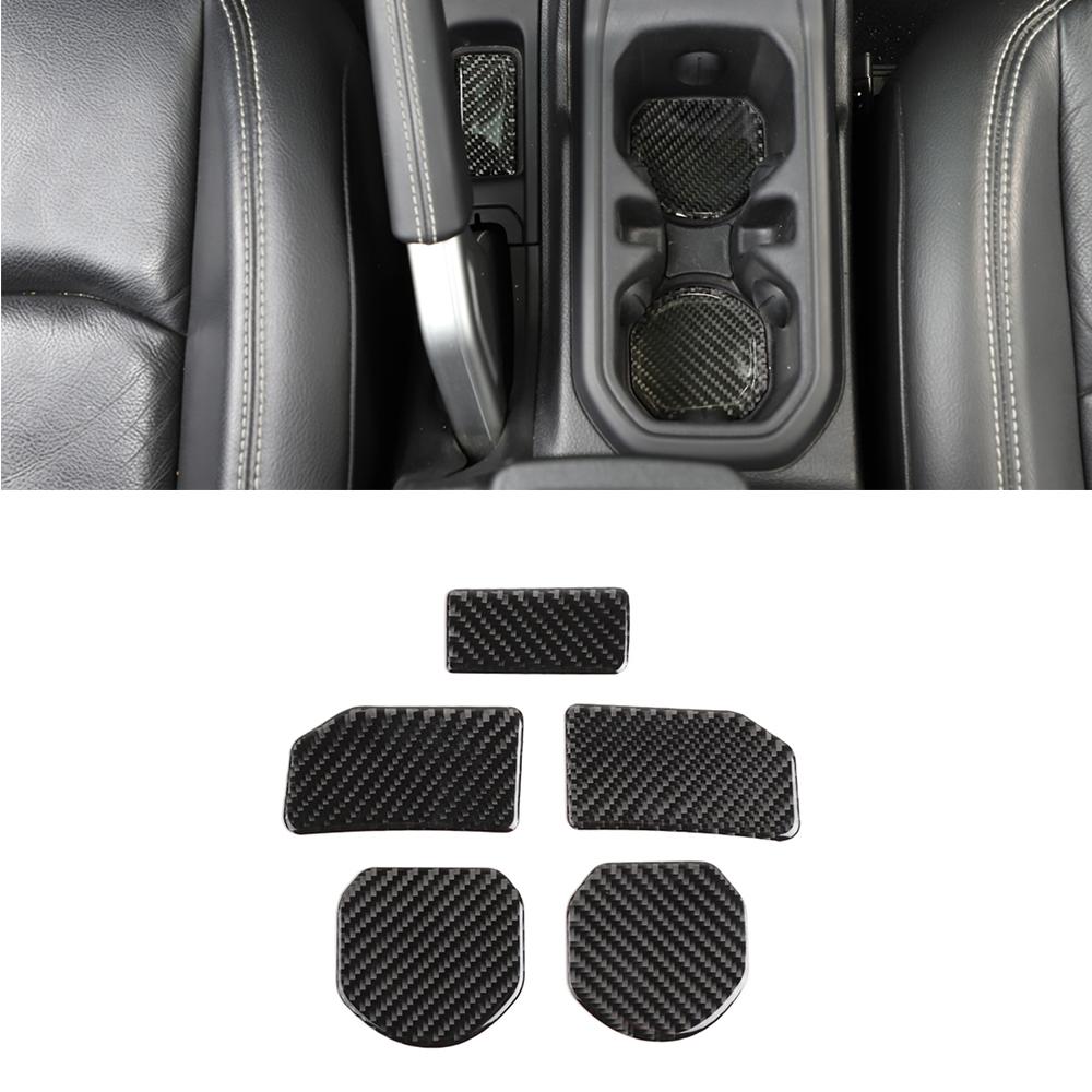 Car Water Cup Holder Mats Drink Pad Coaster Decoration Stickers for Jeep Wrangler JL 2018-2025 2025 2025 Interior Accessories