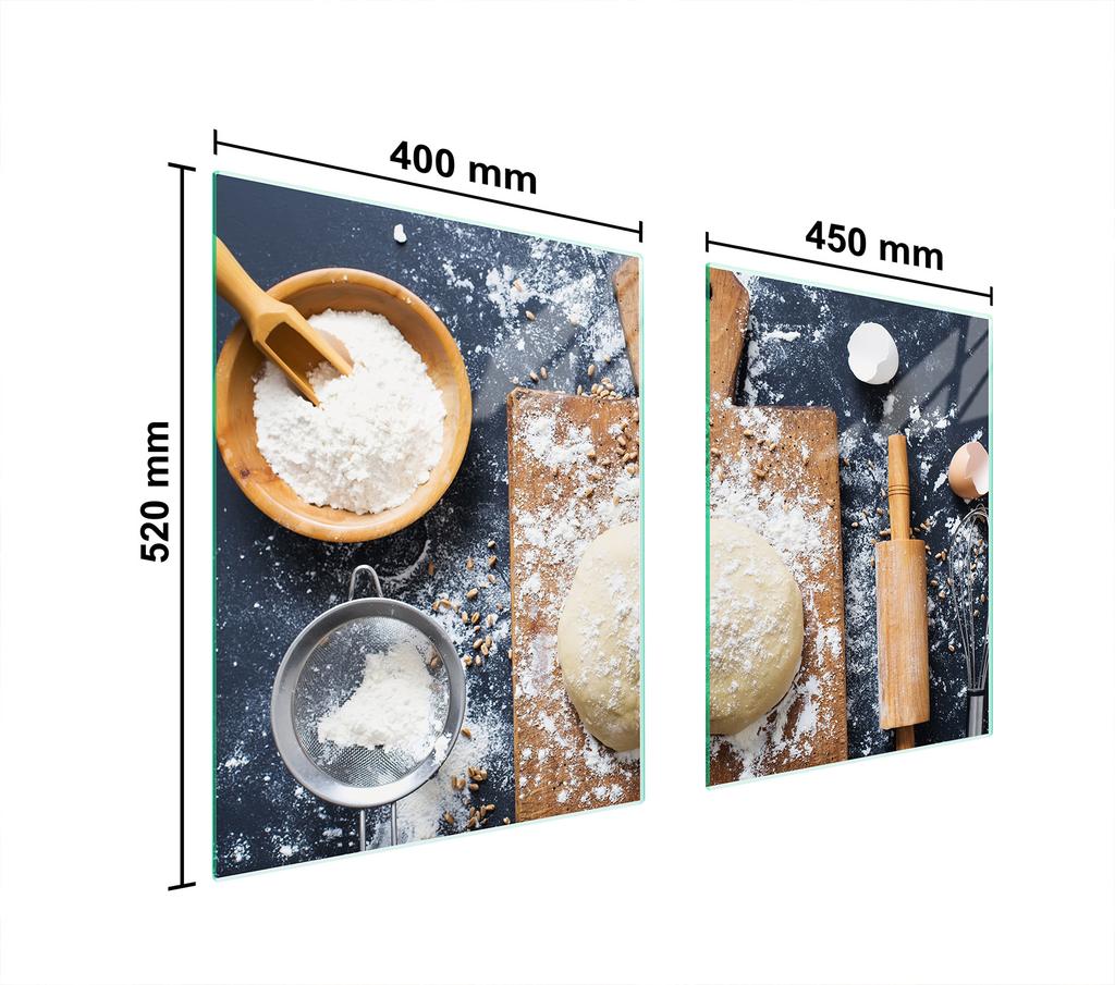 SZKLANA PŁYTA OCHRONNA NA KUCHENKĘ 85x52 KUCHNIA