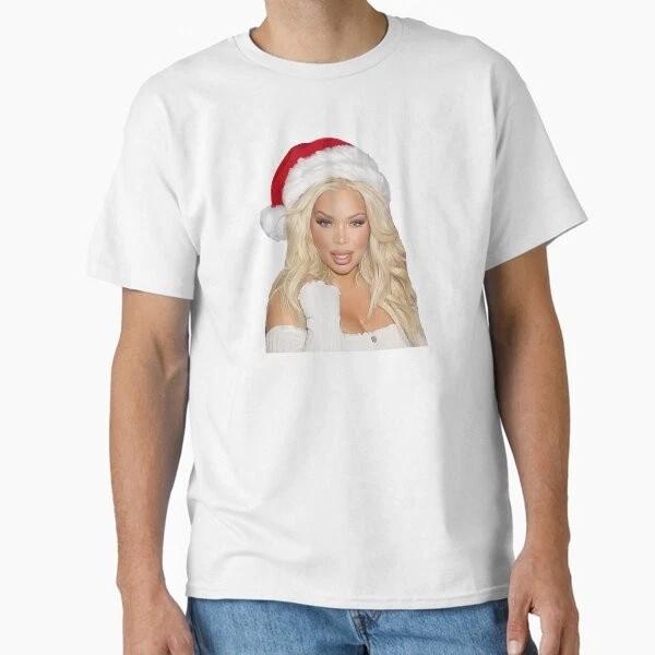 Trisha Paytas Santa Hat Christmas Classic Tshir Made In Usaaus Tshirt S2xl S