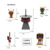 Sprunki Giocattoli Playset Blocchi da Costruzione Set di Blocchi da Costruzione Sprunki Horror Grigio Wenda Simon Tunner Oren Figura di Costruzione Sprunki Mini Set