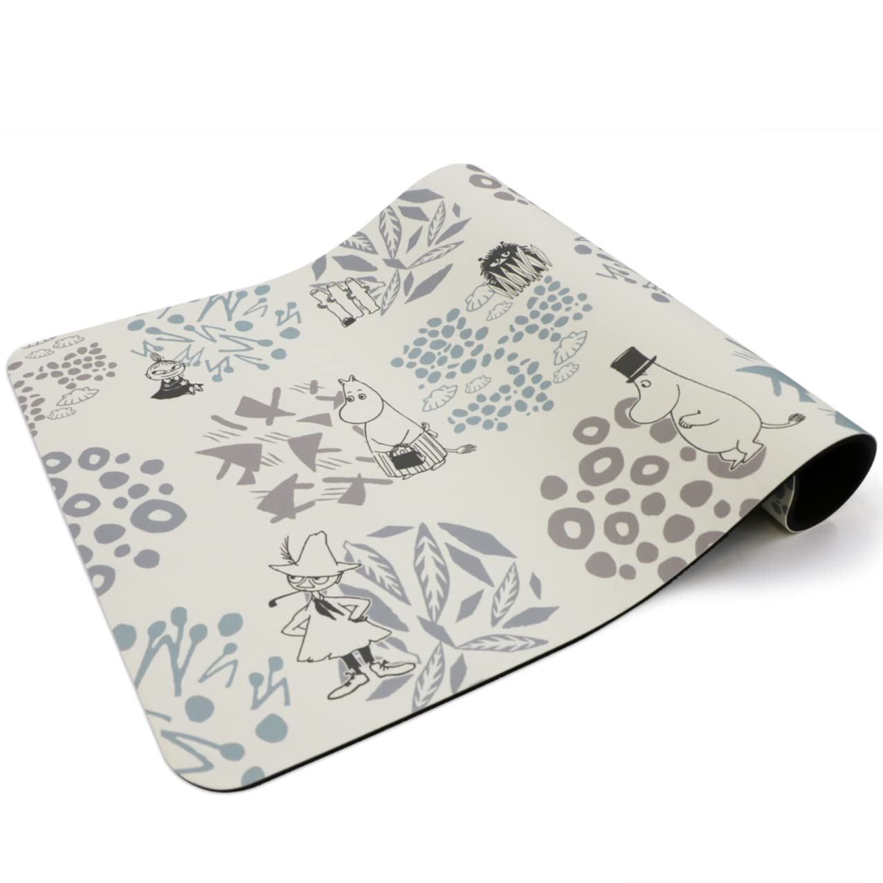 

Yokozuna Creation Moomin Bath Mat (Soft Bath Mat with Diatomaceous Earth Powder, Botanis, Ivory, Medium)