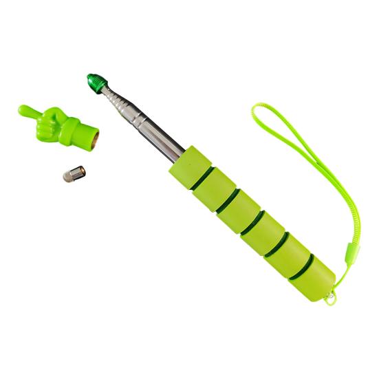 1 Set Telescopic Finger Pointer Stick Convenient Stainless Steel Teachers Pointer for Classroom Home School