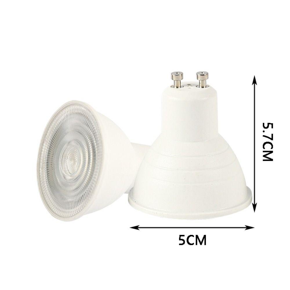 Durable Plastic GU10 LED Bulbs COB LED Energy-Saving Spot Light Bulb 6W 220V Universal Track Lamp Ceiling