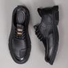 Casual Leather Shoes Men's Spring Trend Tooling Board Shoes Versatile Low-top Retro Men's Single Shoes