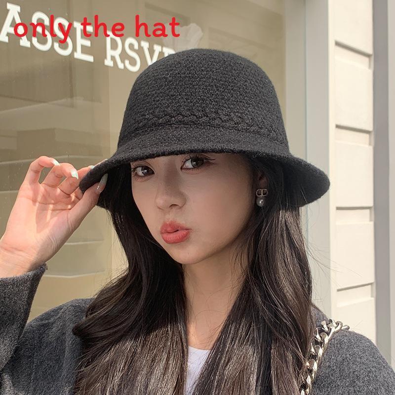 Knitted Fashionable Fishermans Hat With Weaving Pattern Design For Daily