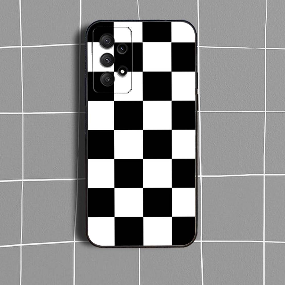 

C-Chess Board-ES Phone Case For Samsung Galaxy A73,31,32,72,41,53,52,71,22,5G,Note,J7,8,9 Soft Black Cover SamsungA22 4G