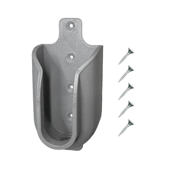 

Yousheng Настенный держатель для насадки садового шланга, высокая грузоподъемность, простая установка, универсальный органайзер для насадок S серый