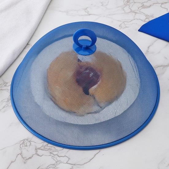 Essentielle Dinge für das Essen im Freien im Sommer Netz-Abdeckung für Lebensmittel mit Griff, Langlebiger Edelstahl-Schutz, Leichte Metall-Zelte für Picknicks, Geschirr für Zelte