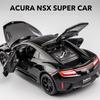 1/32 Honda Acura NSX Alloy Sports Car Diecasts & Toy Vehicles Metal Car Model Simulation Sound and Light Collection Childrens Toy Gift