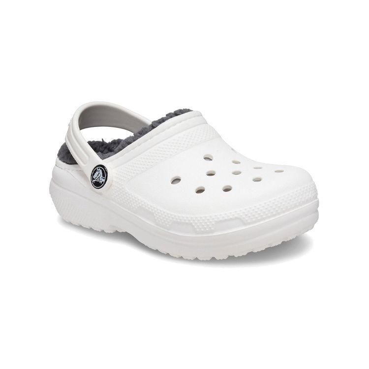 Crocs Classic Fuzzy Clogs Sandals Kids Sandals White 203506-10M