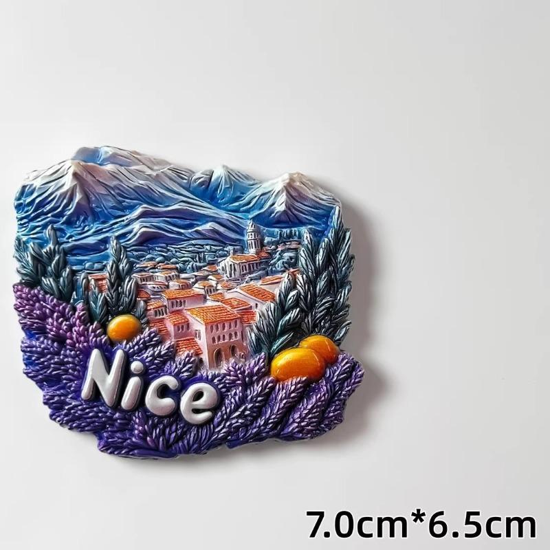 Frankreich Kühlschrankaufkleber Paris Reise Souvenirs Menton Colmar Chambery Nizza Kühlschrankaufkleber Geburtstagsgeschenke Heimdekoration