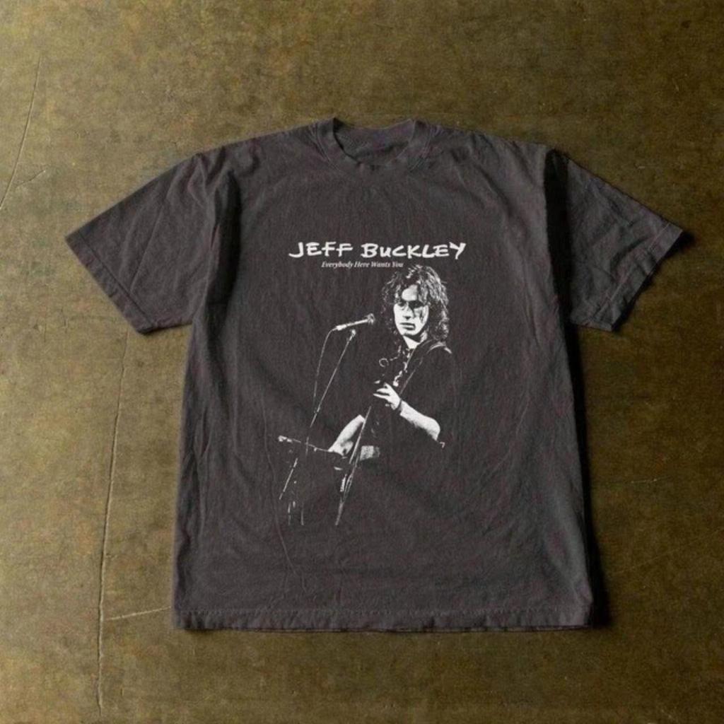 T-shirt retrò musica Jeff Buckley, T-shirt vintage musica Unisex