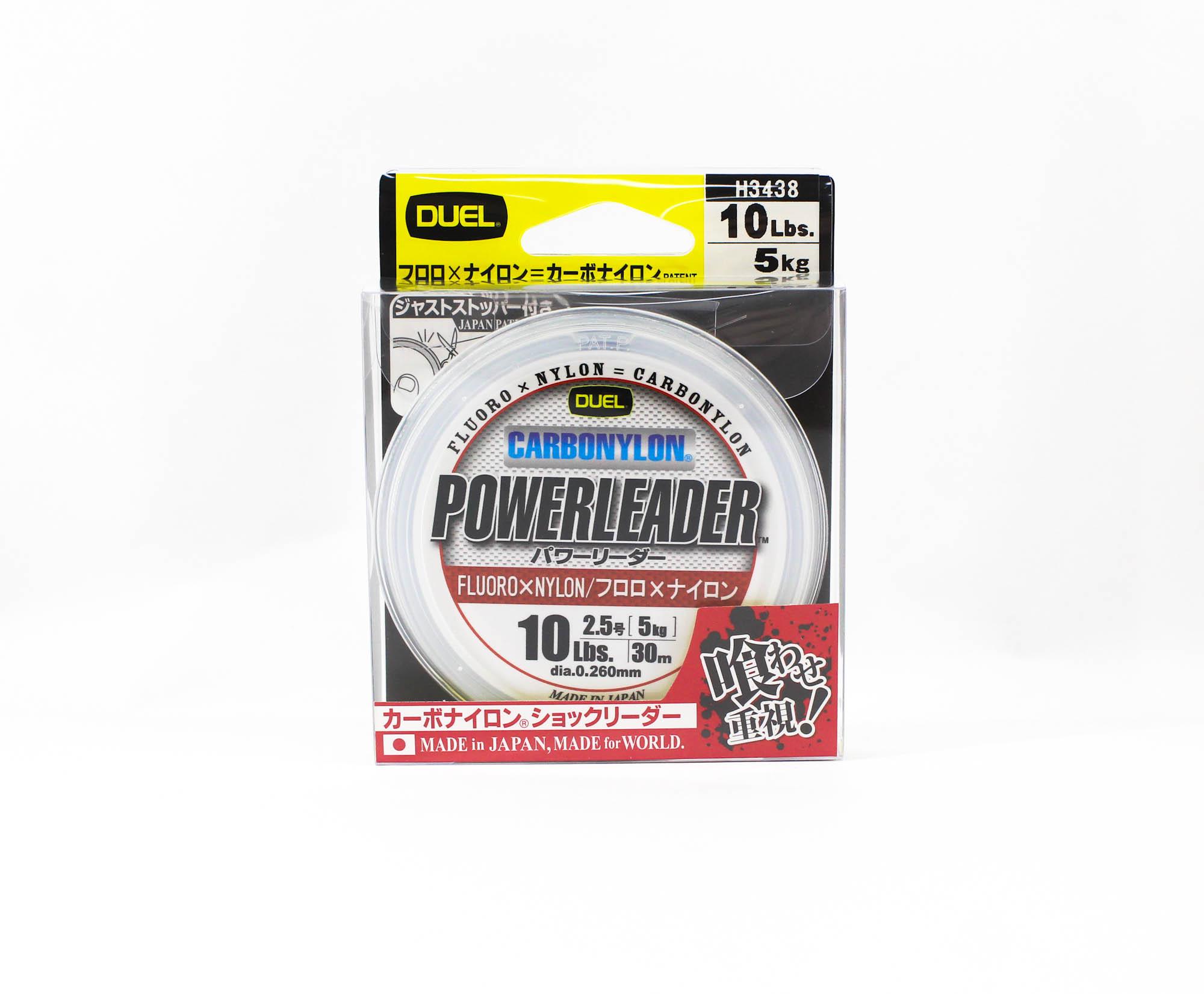 

Yo Zuri Duel Powerleader Смесь фторуглеродного нейлона 30 м 10 фунтов 0,26 мм H3438