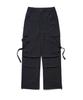 CGP Wrinkle Crack Wide Parachute Cargo Pants_Blue